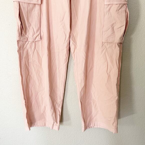 Madewell Garment-Dyed Low-Slung Straight Cargo Pants Pink Size 32 - Picture 7 of 12